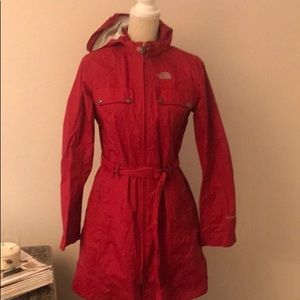 North face rain coat